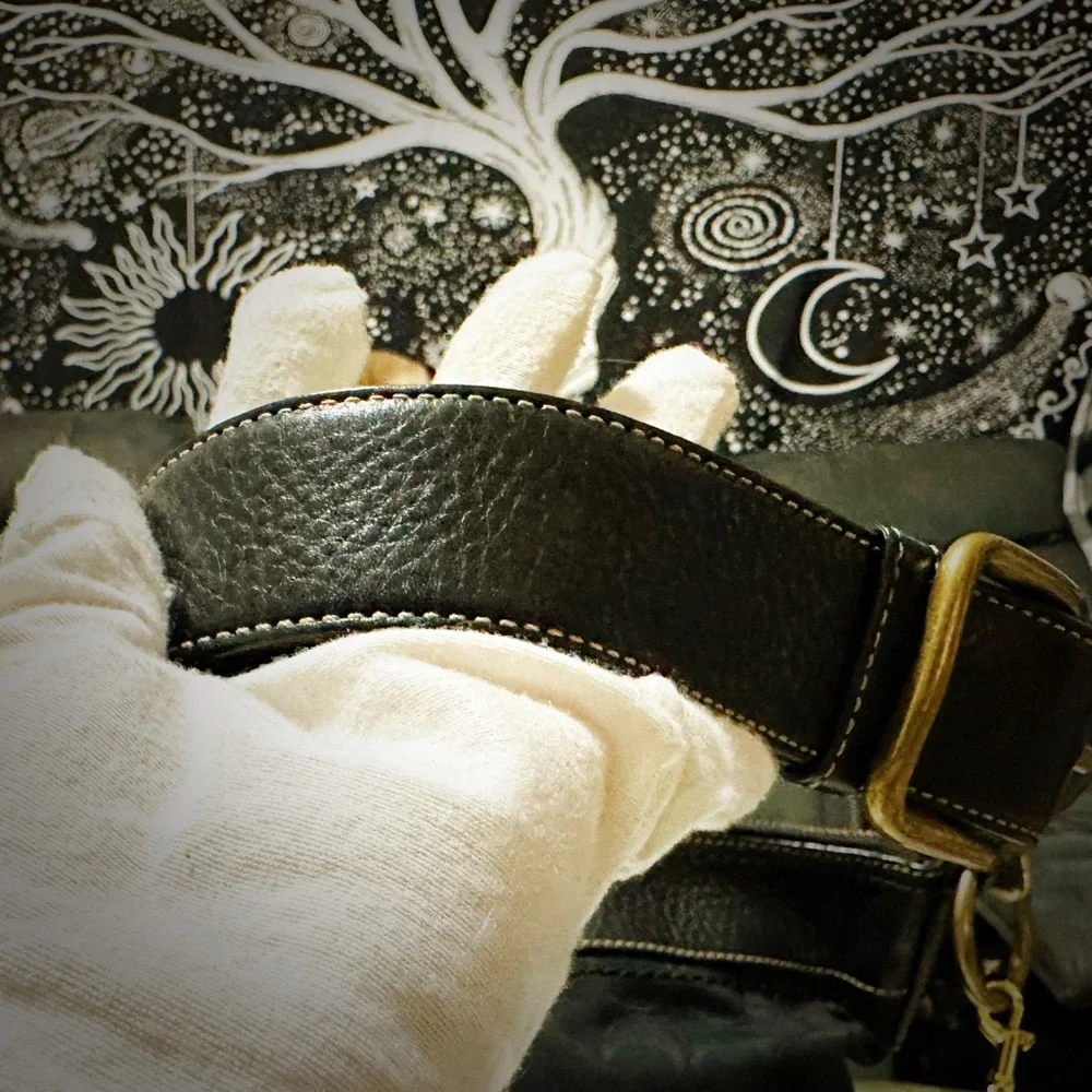 Vintage Coach soho shoulder Bag Black and Gold Women's handbag 2006 - Picture 8 of 16